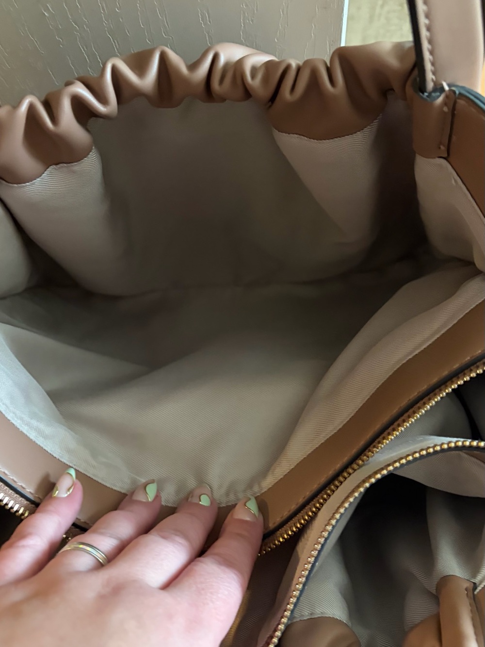 Nine West Brown Tote Bag - Picture 5 of 9